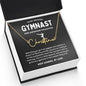 To My Amazing Gymnast Daughter - Soaring Dynamo - Custom Signature Name Necklace
