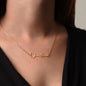 To My Amazing Gymnast Daughter - Soaring Dynamo - Custom Signature Name Necklace