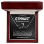 To My Amazing Gymnast Daughter - Soaring Dynamo - Custom Signature Name Necklace