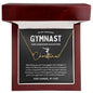 To My Amazing Gymnast Daughter - Soaring Dynamo - Custom Signature Name Necklace