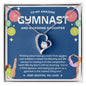 To My Amazing Gymnast Daughter - Bright Joy - Blue - Forever My Love Necklace
